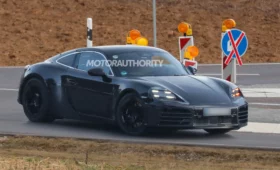 La Porsche 718 Cayman EV 2027 espionnée pour la première fois