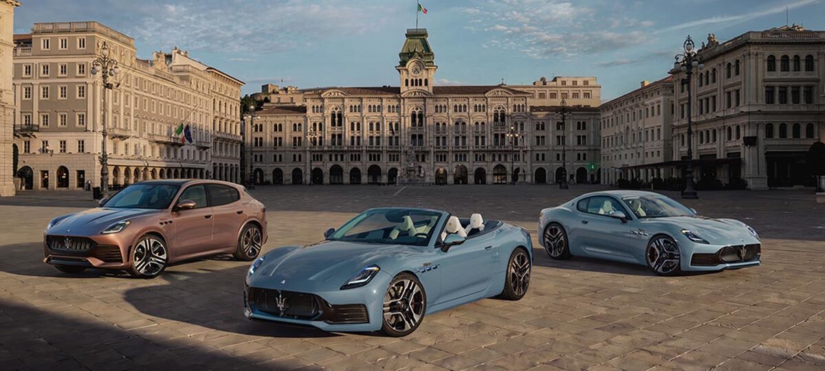 Maserati met à jour Grecale, GranTurismo et GranCabrio lors de la célébration historique du Trident
